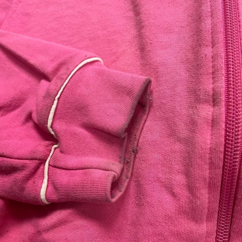 Blair Jacket Womens Medium Pink full zip Soft Mid Length Soft Pockets Ladies
